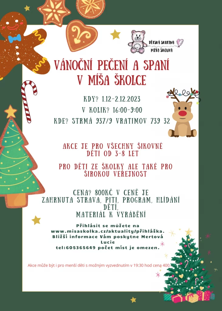 Vánoční pečení a spaní Vratimov